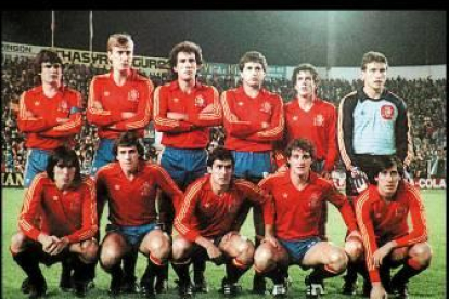 El once inicial de España ante Malta.