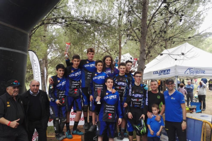 La Mini Kids reuneix 80 ciclistes a Rosselló