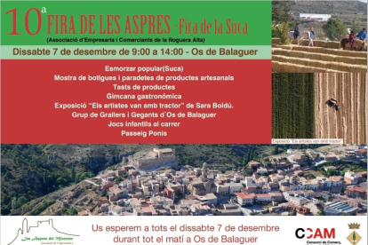 Os de Balaguer celebra la 10 Fira de les Aspres