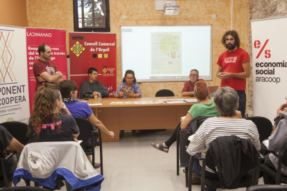Imagen de la jornada que se celebró ayer en el consell del Urgell.