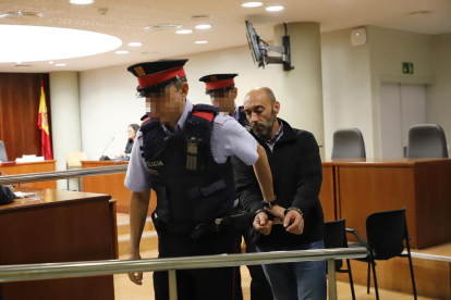 Jordi Lanuza, durante el juicio en la Audiencia por este asesinato.