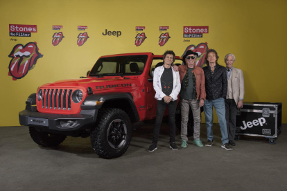 Jeep Wrangler, amb els Rolling Stones a la gira europea