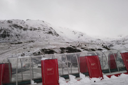 L’estació d’esquí de Boí Taüll, a finals del mes d’octubre passat.