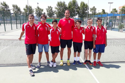 El infantil del Sícoris, campeón de la Lliga Catalana de tenis 