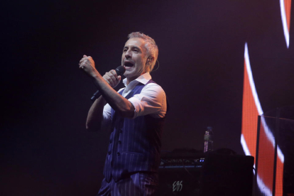 El popular cantant de Sabadell, a l’actuació a la Llotja de Lleida el novembre de l’any passat.