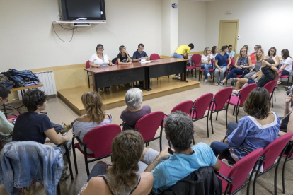 La reunión del pasado martes en el local social de Sant Ramon.