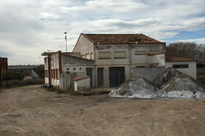 Estado actual del edificio del matadero de Les Borges.