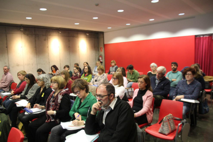 Reunió ahir a l’Arxiu Històric de tècnics i regidors de Cultura de Lleida, convocada pel Govern.