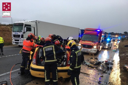 Tres persones van morir en aquest accident a Castelló.