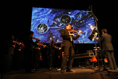 La Orquestra Julià Carbonell puso la banda sonora de ‘Les Quatre Estacions de Vivaldi’. 