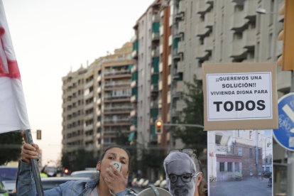 Los manifestantes cortaron Passeig de Ronda en los dos sentidos y la calle Lluís Companys.