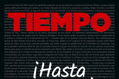 La revista Tiempo s'acomiada, després de 36 anys, amb un 