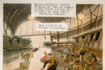 història. El còmic beu del dia a dia de la gent de postguerra en una ciutat com Barcelona.