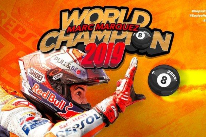 Marc Márquez consigue su octavo título de campeón del mundo