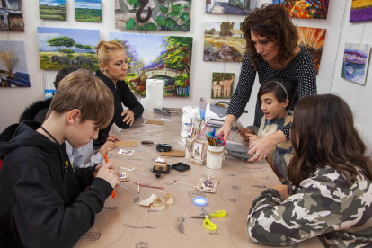 La Fira d’Artistes cuenta con un amplio abanico de actividades paralelas como los talleres. 