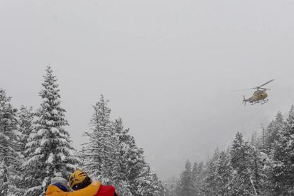 Esquiadora herida evacuada esta semana en La Vall de Boí.