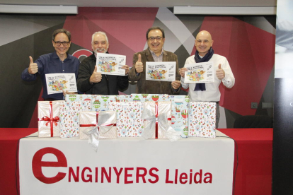 Enginyers de Lleida y Trotallunatics, solidarios con los más pequeños 