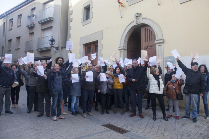La “gigafoto” del 1 de octubre de este año cuando se encendieron las Agulles de Montserrat  en honor a los presidents de la Generalitat y los presos por el ‘procés’.