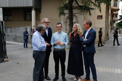 El ministro de la Presidencia, Félix Bolaños, del PSC, de visita a Lleida