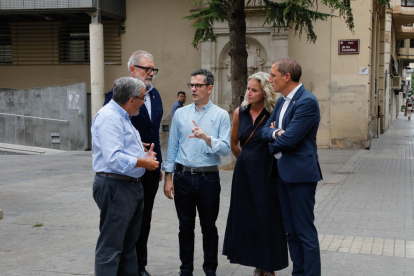 El ministro de la Presidencia, Félix Bolaños, del PSC, de visita a Lleida