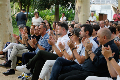 Marta Vilalta, Gabriel Rufián, Pere Aragonès, Inés Granollers i Sara Bailac, a Lleida