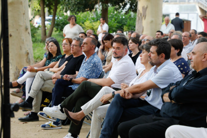 Marta Vilalta, Gabriel Rufián, Pere Aragonès, Inés Granollers i Sara Bailac, a Lleida