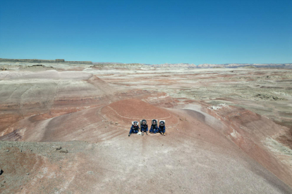 Fotografies de la tripulació d'Hypatia a la MDRS de Utah