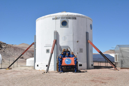 Fotografies de la tripulació d'Hypatia a la MDRS de Utah