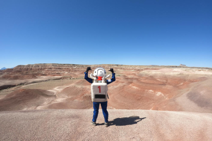 Fotografies de la tripulació d'Hypatia a la MDRS de Utah