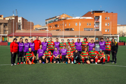 La Bordeta ha creat el primer equip de veteranes de la ciutat de Lleida, amb una majoria de mares del futbol base