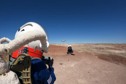 Fotografies de la tripulació d'Hypatia a la MDRS de Utah