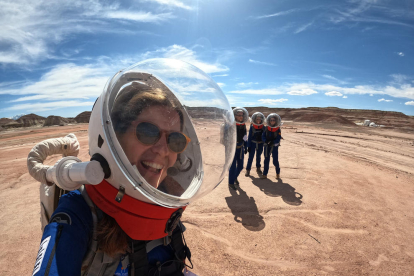 Fotografies de la tripulació d'Hypatia a la MDRS de Utah