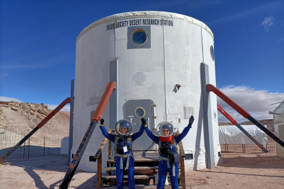 Fotografies de la tripulació d'Hypatia a la MDRS de Utah