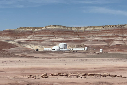 Fotografies de la tripulació d'Hypatia a la MDRS de Utah