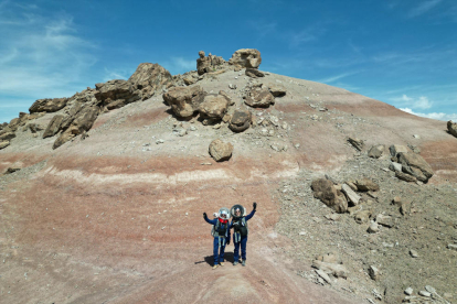 Fotografies de la tripulació d'Hypatia a la MDRS de Utah