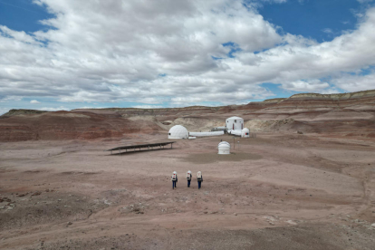 Fotografies de la tripulació d'Hypatia a la MDRS de Utah