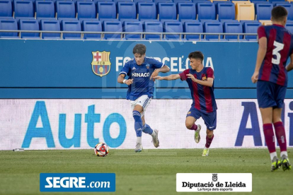 El Lleida encaixa en la visita al Barça Atlètic la tercera derrota de la pretemporada (3-0), totes amb equips de la Primera RFEF