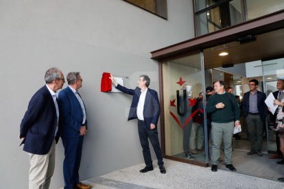 Inauguración del edificio Polivalente 2 de la Universidad de Lleida