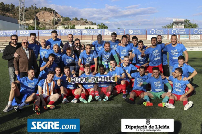 Imatges del partit Igualada 0 - Mollerussa 2, que suposa l'ascens dels del Pla a Tercera RFEF