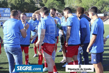 Imatges del partit Igualada 0 - Mollerussa 2, que suposa l'ascens dels del Pla a Tercera RFEF