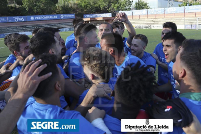 Imatges del partit Igualada 0 - Mollerussa 2, que suposa l'ascens dels del Pla a Tercera RFEF