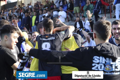 Imatges del partit Igualada 0 - Mollerussa 2, que suposa l'ascens dels del Pla a Tercera RFEF