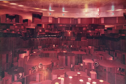 La 'disco' por dentro. El interior de la sala en 1973.