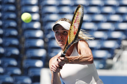 La ucraïnesa Elina Svitolina, una de les tenistes que va superar ronda i la calor a l’Open dels EUA.