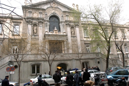 Imagen de la fachada del Tribunal Supremo en Madrid. 
