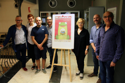 La presentación de Imaginaria tuvo lugar ayer en la concejalía de Cultura de Lleida. 