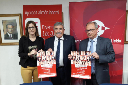 La Cámara de Comercio de Lleida presentó ayer la segunda edición del Jovullser.