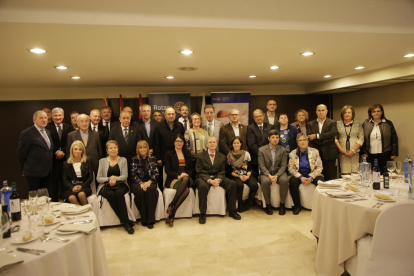 L’homenatge va tenir lloc ahir en el sopar solidari del Club Rotary Lleida a l’hotel NH Pirineus.