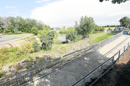 El futur canal de piragüisme d’aigües braves s’ubicaria al costat de les comportes, paral·lel a l’actual passarel·la que hi ha al costat del Centre de Piragüisme Saül Craviotto.