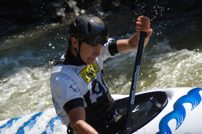 Miquel Travé, durant el Campionat d’Espanya del cap de setmana a la Seu.